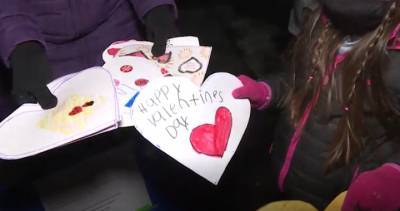 Valentine’s Day cards sent to Kington-area seniors by Our Lady of Mount Carmel students - globalnews.ca - city Kingston