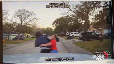 Texas mom tackles man suspected of peeping into daughter’s window - globalnews.ca - state Texas - city Houston