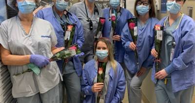 Coronavirus: Nurses at B.C. hospital thanked for work during pandemic, given single rose each - globalnews.ca - parish Vernon