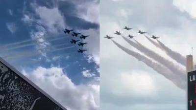 U.S. Air Force Thunderbirds perform flyover at 2021 Daytona 500 - fox29.com - Usa