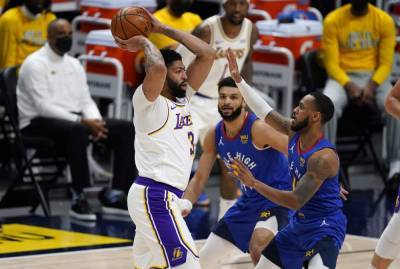 Denver Nuggets - Anthony Davis - Lebron James - Nikola Jokic - Lakers F Anthony Davis set for MRI on strained Achilles - clickorlando.com - Los Angeles