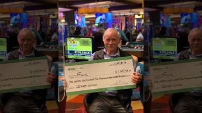 Gambler scores $1.1M jackpot on progressive poker game - fox29.com - county Monmouth - city Atlantic City