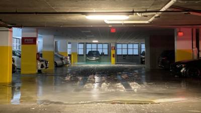 Pipes burst, flood Uptown Dallas apartment parking garage - fox29.com - county Dallas