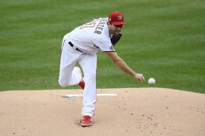 Cy Young - Stephen Strasburg - Max Scherzer - Scherzer's ankle keeping him off mound in deal's last spring - clickorlando.com - state Florida - county Palm Beach - Washington - city West Palm Beach, state Florida