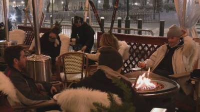 Outdoor dining with a twist at Rouge in Rittenhouse during the storm - fox29.com