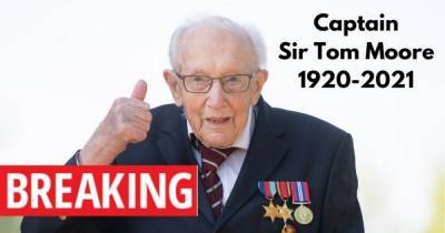 Tom Moore - Captain Sir Tom Moore dead: NHS fundraising hero and WW2 veteran dies after Covid fight - dailystar.co.uk - Georgia
