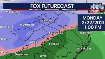 Weather Authority: More sunshine on Sunday before snow moves in on Monday - fox29.com - state New Jersey - state Delaware