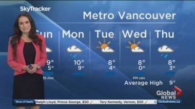 B.C. evening weather forecast: February 20 - globalnews.ca - Britain - city Columbia, Britain - city Vancouver