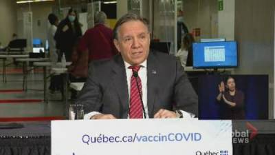 François Legault - Coronavirus: Quebec premier warns residents to ‘avoid gatherings’ over March Break - globalnews.ca