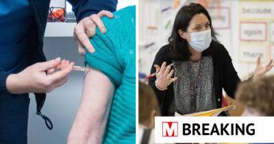 New Covid vaccine priority list revealed for rest of UK - as teachers aren't bumped up - mirror.co.uk - Britain