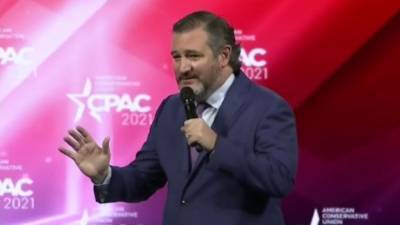Donald Trump - Ted Cruz - Ted Cruz jokes about Cancun trip controversy, says 'Trump ain't goin' anywhere' in CPAC speech - fox29.com - state Florida - county White - state Texas - city Orlando, state Florida