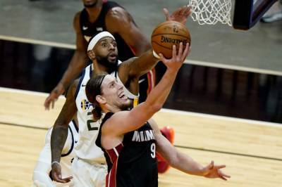 Donovan Mitchell - Rudy Gobert - Duncan Robinson - Mike Conley - Kendrick Nunn - Joe Ingles - Bojan Bogdanovic - Butler, Dragic carry Heat past NBA-best Jazz, 124-116 - clickorlando.com - Jordan - state Utah