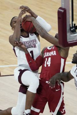 No. 6 Alabama holds off Mississippi State 64-59 to win SEC - clickorlando.com - state Mississippi - state Alabama