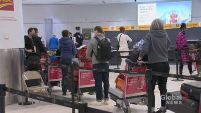 Coronavirus: Testing lineups at Pearson Airport as Canadians come home - globalnews.ca