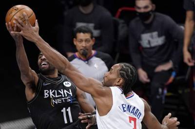 Kevin Durant - Paul George - Irving scores 39, Nets cool off Clippers with 124-120 win - clickorlando.com - New York - Los Angeles