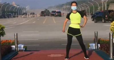 Fitness teacher unwittingly dances through Myanmar coup in workout video - globalnews.ca - Burma