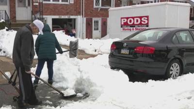 Philadelphia residents struggle to dig out after nor'easter dumps up to a foot of snow - fox29.com