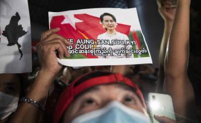 Aung San - Myanmar junta arrests senior member of ousted ruling party - clickorlando.com - Burma - city Yangon - city Naypyitaw