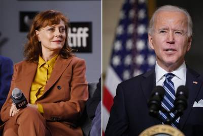 Joe Biden - Bernie Sanders - Susan Sarandon - Susan Sarandon accuses Biden of pulling ‘bait and switch’ on COVID stimulus checks - nypost.com - Usa - state Vermont - county Sanders