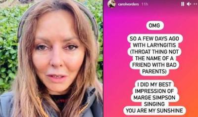 Carol Vorderman - Carol Vorderman: Countdown star confirms health issue after worrying fans in singing clip - express.co.uk