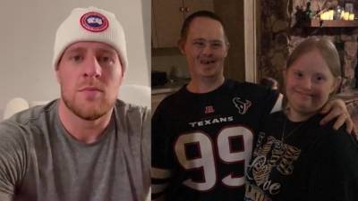 JJ Watt sends special video to fan with Down Syndrome who lost wife to COVID-19 - fox29.com - state Texas - city Houston