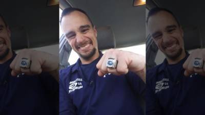 High school football team awards disabled janitor with championship ring - fox29.com - state Arkansas - county Greenwood