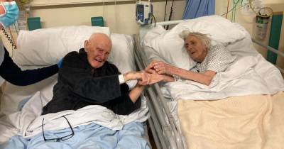 Heartbreaking moment a couple married for 70 years were brought to see each other in hospital - before they both died with Covid - manchestereveningnews.co.uk