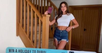 Georgia Steel trolled for plugging 5 star Dubai holiday giveaway amid pandemic - mirror.co.uk - city Dubai - Maldives - Georgia