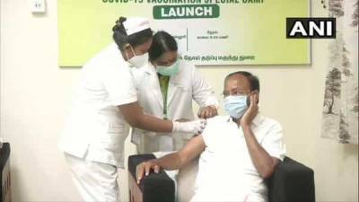 Appealing to eligible ones to take vaccine, says VP Naidu as he takes Covid jab - livemint.com - India - city Chennai