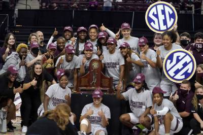 Aggies reach best-ever ranking of No. 2 in women's AP Top 25 - clickorlando.com - state North Carolina - state Texas - city Louisville - state South Carolina - county Blair