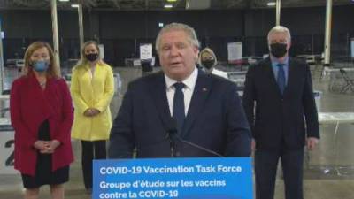 Doug Ford - Coronavirus: Ontario pharmacies to begin offering vaccines by appointment - globalnews.ca