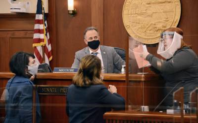 Alaska Senate takes action against member over virus rules - clickorlando.com - state Alaska - county Stevens - Juneau, state Alaska