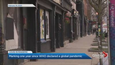Marking a year since WHO declared COVID-19 pandemic - globalnews.ca - county Ontario