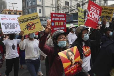 Myanmar junta keeps pressure on protesters, journalists - clickorlando.com - Germany - Poland - Burma - city Yangon