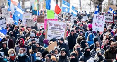 François Legault - Thousands protest Quebec’s COVID-19 lockdown measures, several arrests made: Montreal police - globalnews.ca - Canada