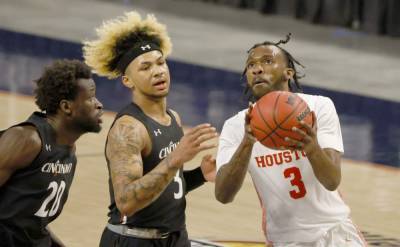 No. 7 Houston takes AAC tourney with 91-54 win over Cincy - clickorlando.com - Usa - state Texas - city Houston - county Worth - county Grimes - city Fort Worth, state Texas
