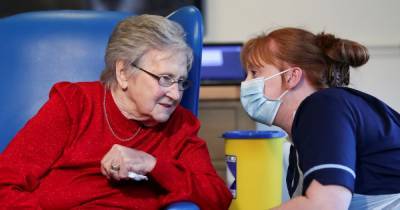 Annie Innes - NHS Lanarkshire has given all eligible care home residents both Covid vaccine doses - dailyrecord.co.uk - Scotland - county Hamilton