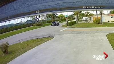 Doorbell cam captures moment plane crash into SUV in Florida - globalnews.ca - state Florida - county Pine