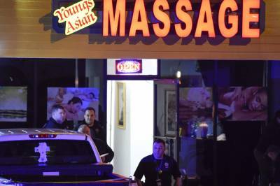 Georgia massage parlor shootings leave 8 dead; man captured - clickorlando.com - Georgia - county Cherokee