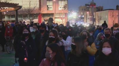 Vigil held in Chinatown for victims of anti-Asian violence - fox29.com - Usa - county Montgomery - city Chinatown