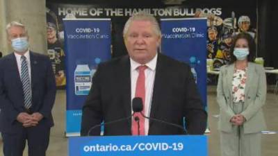 Doug Ford - COVID-19: Ford says he’s in favour of potential changes to framework for some cities in lockdown - globalnews.ca