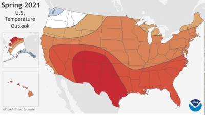 Warm spring ahead: NOAA predicts above-average temperatures across most of US - fox29.com - Usa - Los Angeles - Greece