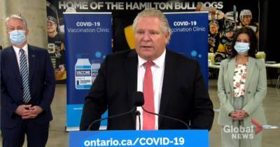David Williams - Ontario premier to ‘take the advice’ of medical officers on whether to put Hamilton in lockdown - globalnews.ca - county Hamilton - city Burlington