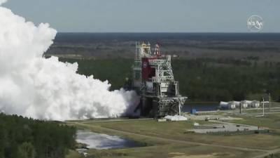 Kathy Lueders - NASA completes engine test firing of moon rocket on 2nd try - clickorlando.com - state Mississippi
