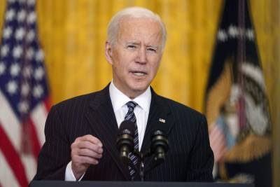 Joe Biden - Biden says US to hit 100 million virus goal on Friday - clickorlando.com - Usa - Canada - Washington - Mexico