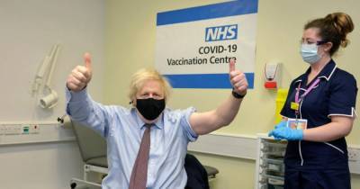 Boris Johnson - Boris Johnson receives Oxford/AstraZeneca coronavirus vaccine jab - manchestereveningnews.co.uk - Italy - Germany - France - city London - city Manchester