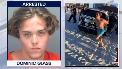 Arrest made after viral video shows teen running handcuffed from police vehicle on Clearwater Beach - fox29.com - state Florida - county Clearwater