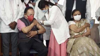Covid vaccine will work as 'Sanjeevani': Harsh Vardhan after taking first shot - livemint.com - India - city Sanjeevani