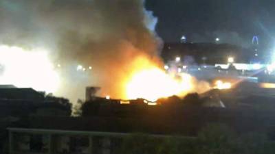 WATCH LIVE: Massive fire breaks out at condemned Orange County condo complex - clickorlando.com - county Orange