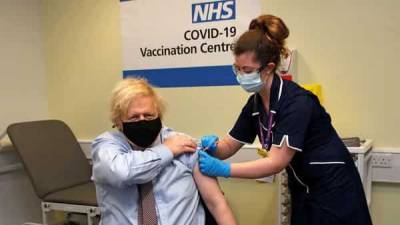 Boris Johnson - UK PM Boris Johnson gets his first dose of AstraZeneca Covid-19 vaccine - livemint.com - India - Britain